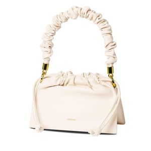 Sinbono Vegan Drawstring Handbag - Ivory